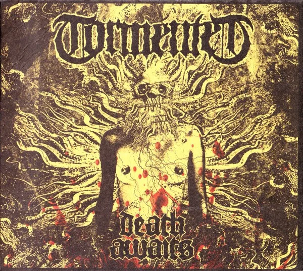 Official album cover art for the release Death Awaits by Tormented