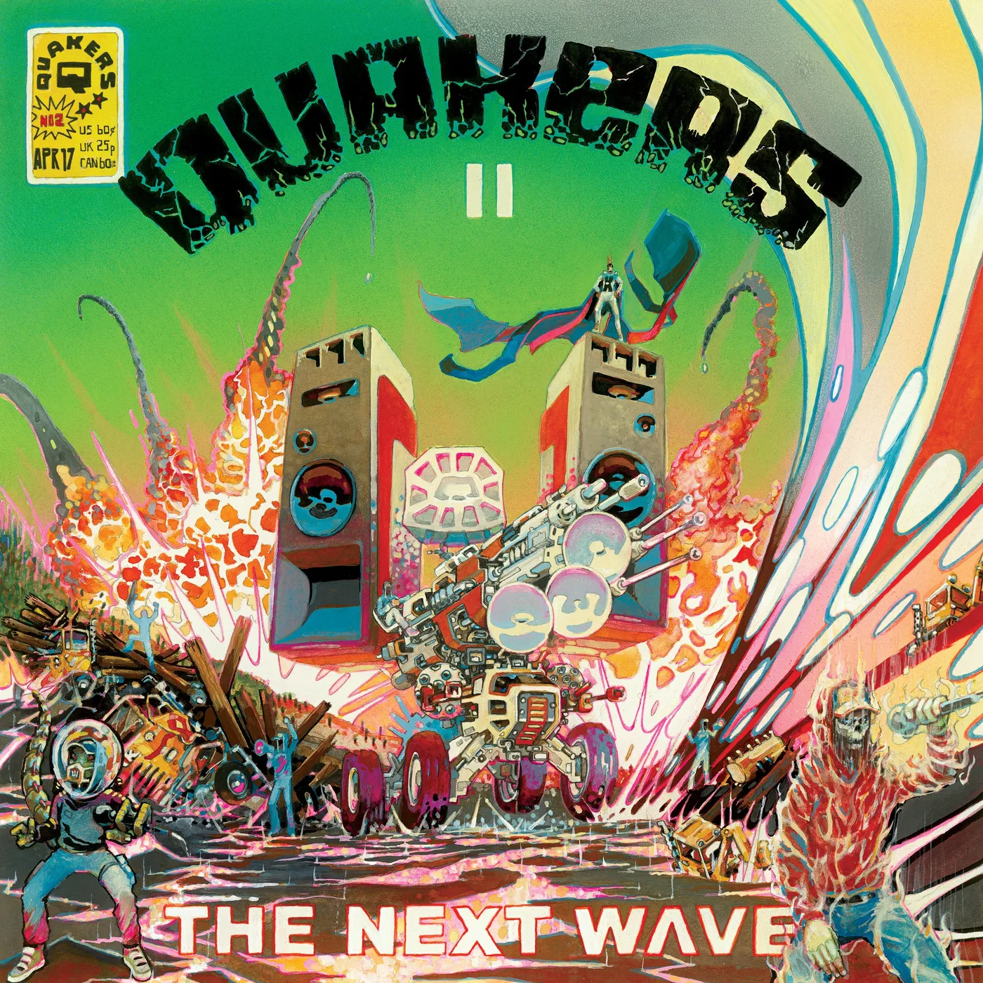 Official album cover art for the release II - The Next Wave by Quakers
