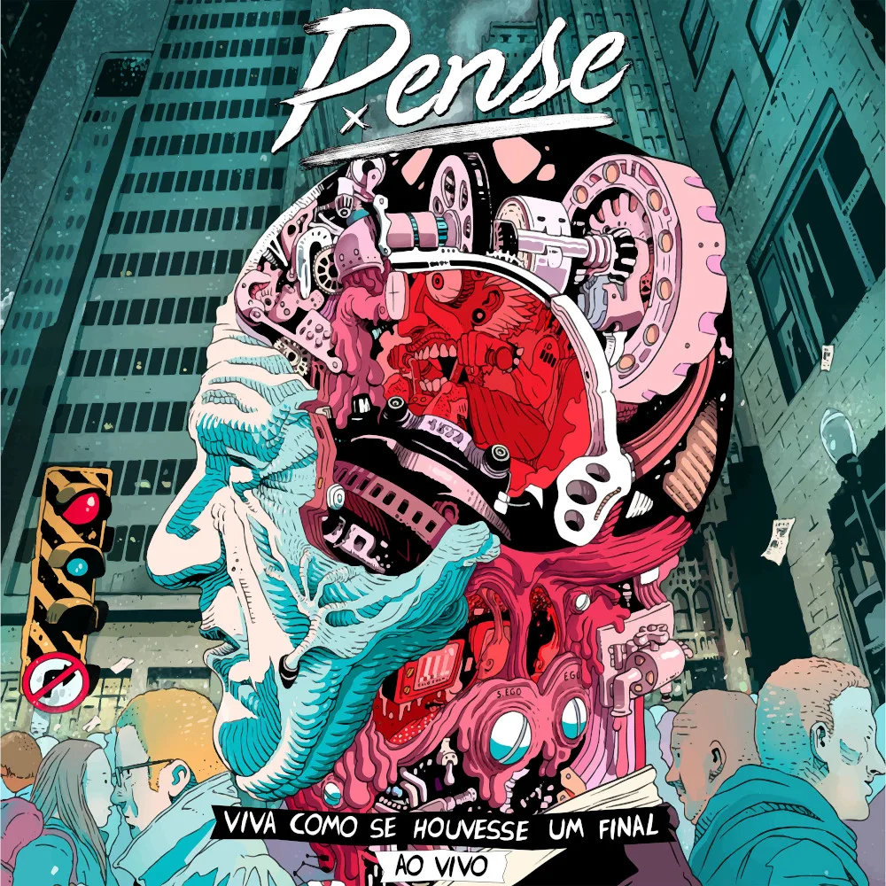 Official album cover artwork for Viva Como Se Houvesse um Final (Ao Vivo) by Pense