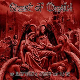 Official album cover art for the release Of Martyrs's Agony and Hate by Scent of Death