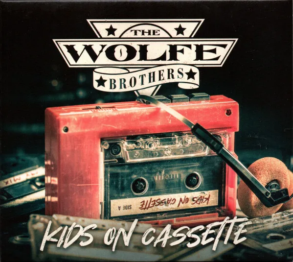 Official album cover art for the release Kids on Cassette by The Wolfe Brothers