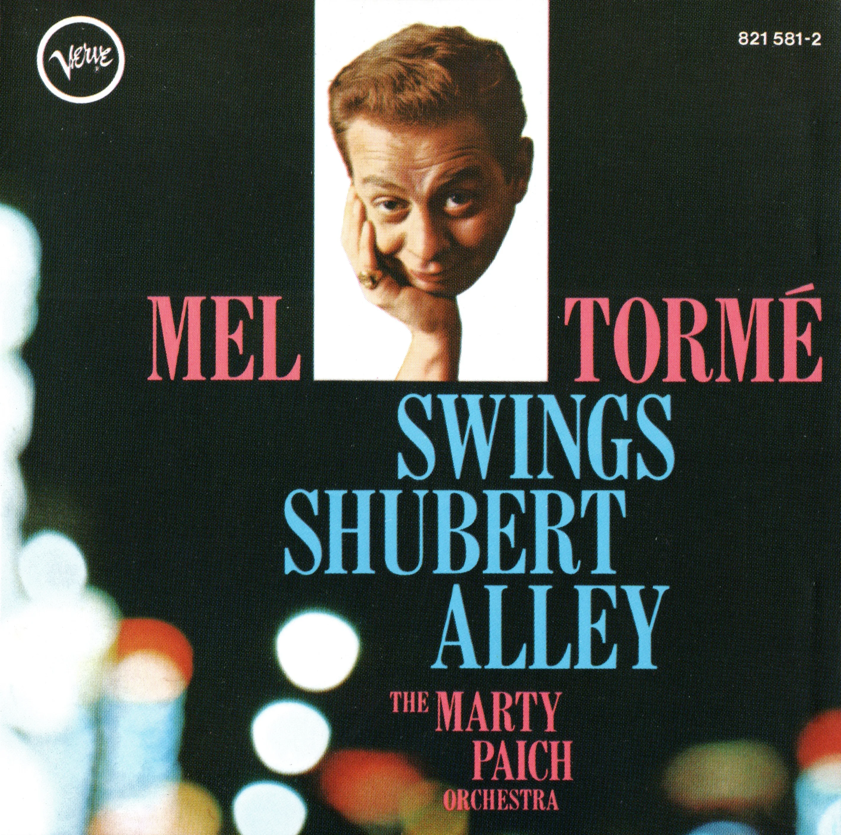 Official album cover art for the release Mel Tormé Swings Shubert Alley by Marty Paich Orchestra
