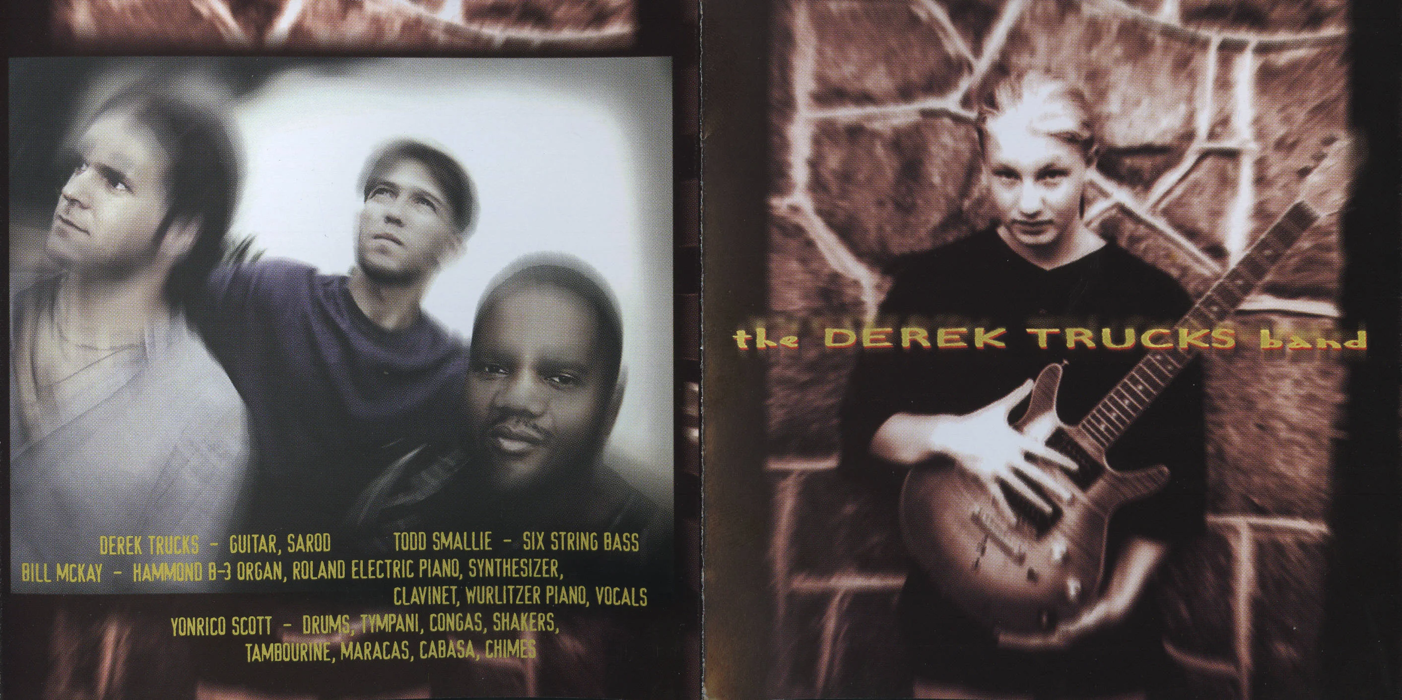 Official album cover art for the release The Derek Trucks Band by The Derek Trucks Band