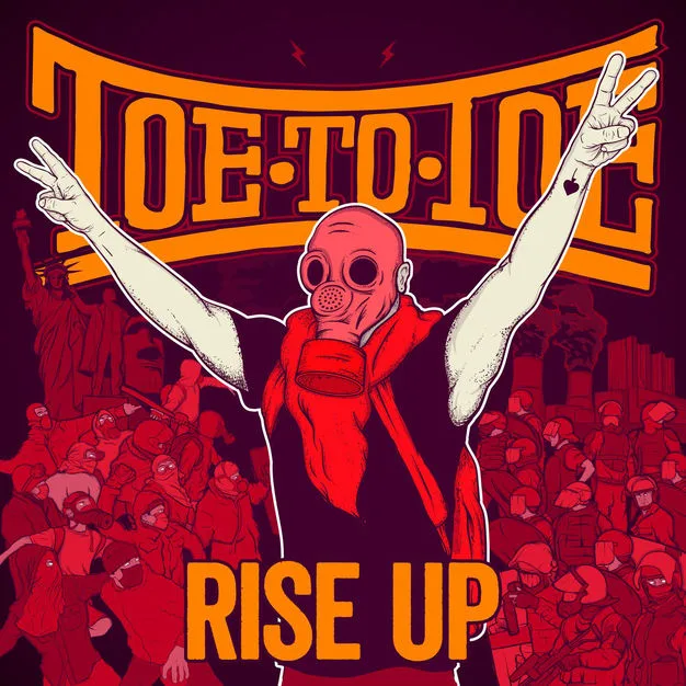 Official album cover artwork for Rise Up by Toe to Toe