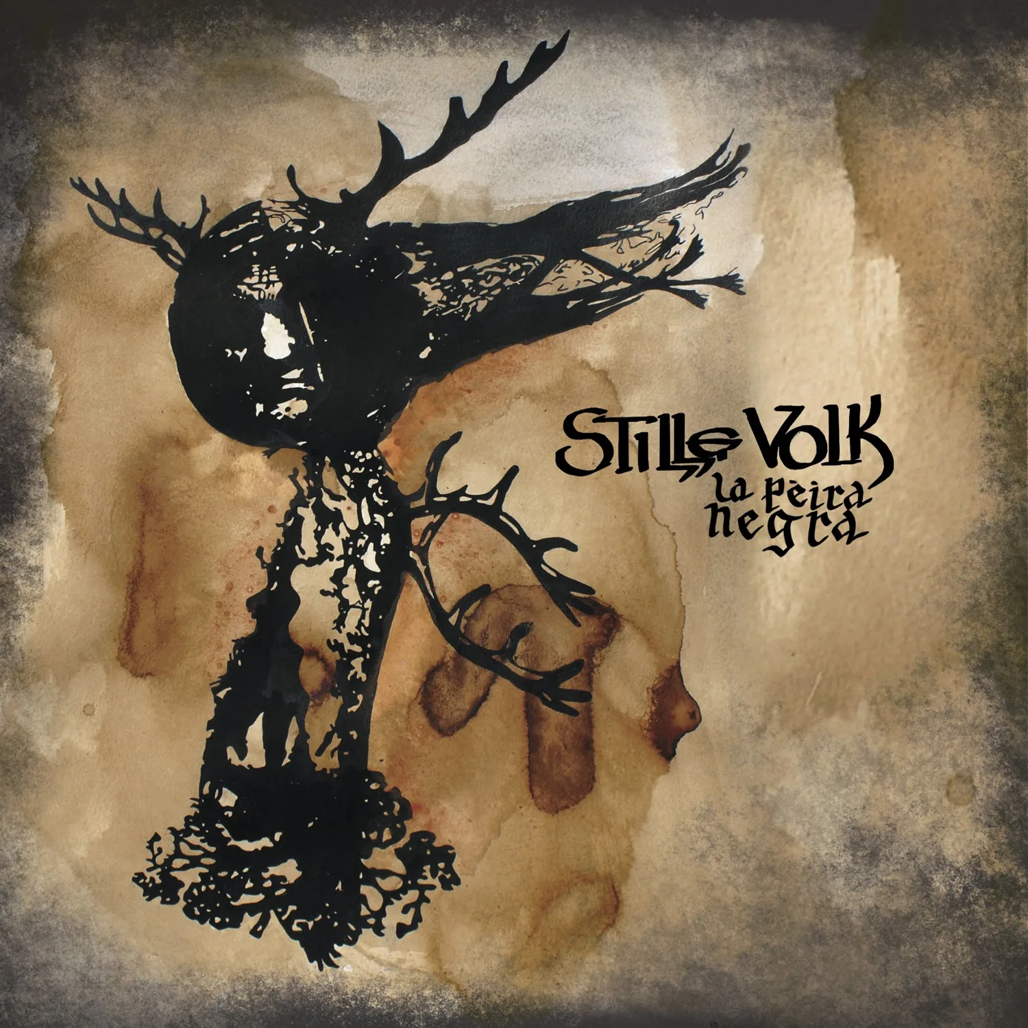 Official album cover art for the release La Pèira Negra by Stille Volk