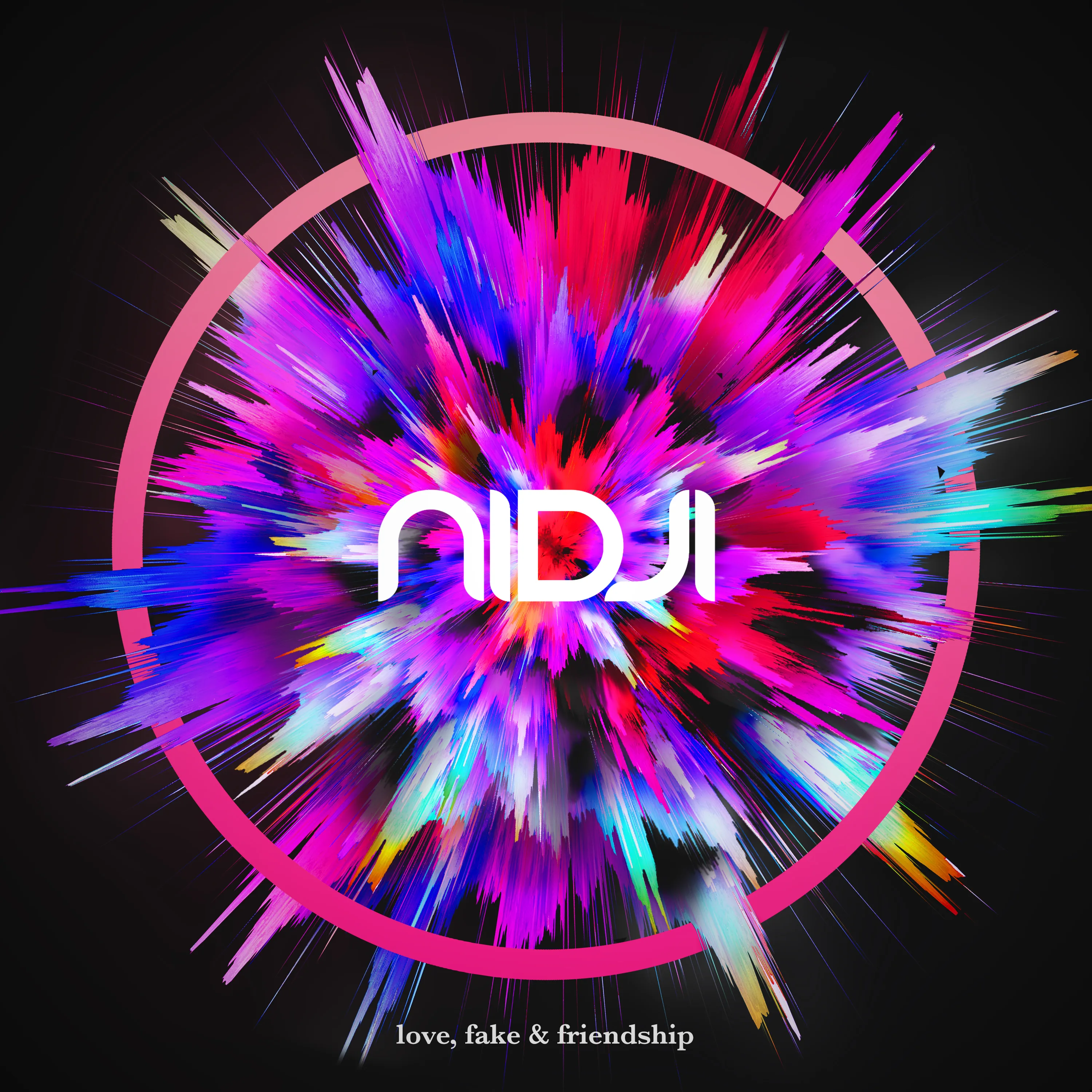 Official album cover artwork for Love, Fake & Friendship by Nidji