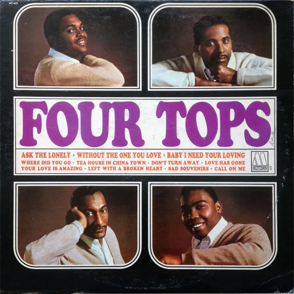 Teahouse in China Town song track artwork featured on the album Four Tops by Four Tops