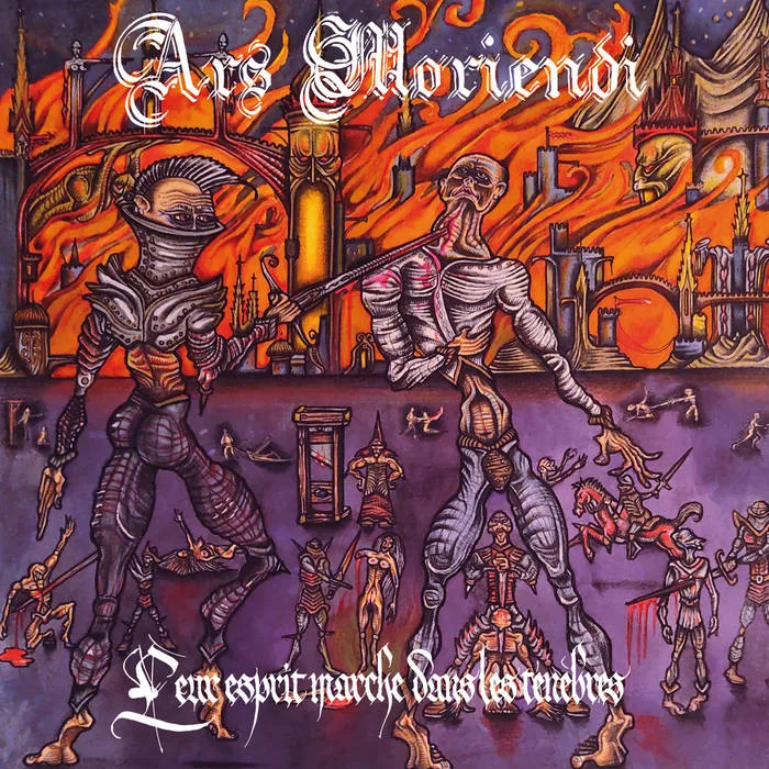Official album cover art for the release Leur esprit marche dans les ténèbres by Ars Moriendi