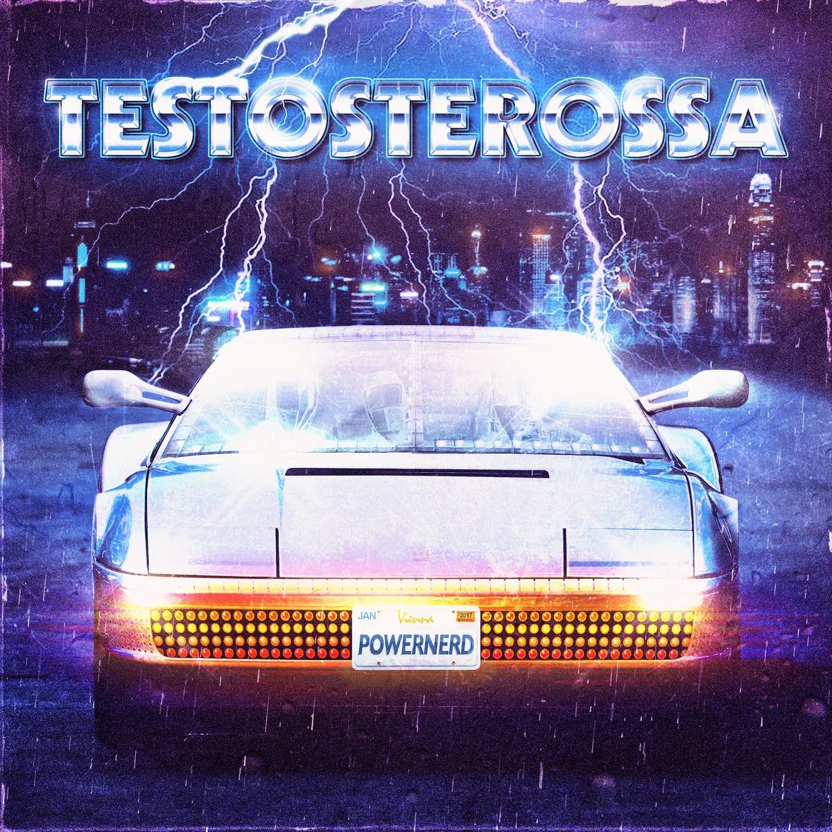 Official album cover art for the release Testosterossa by Powernerd