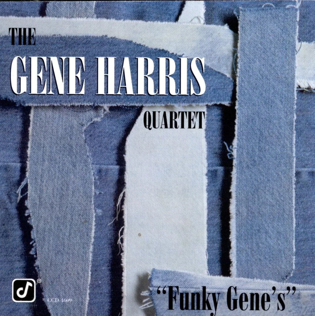 Official album cover art for the release 'Funky Gene's' by The Gene Harris Quartet