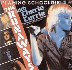 C'Mon song track artwork featured on the album Flaming Schoolgirls by The Runaways