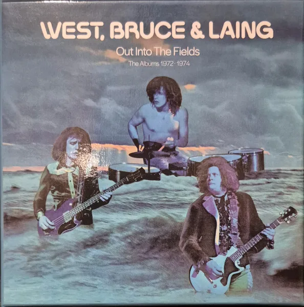 Official album cover art for the release Out In The Fields (The Albums 1972-1974) by West, Bruce & Laing
