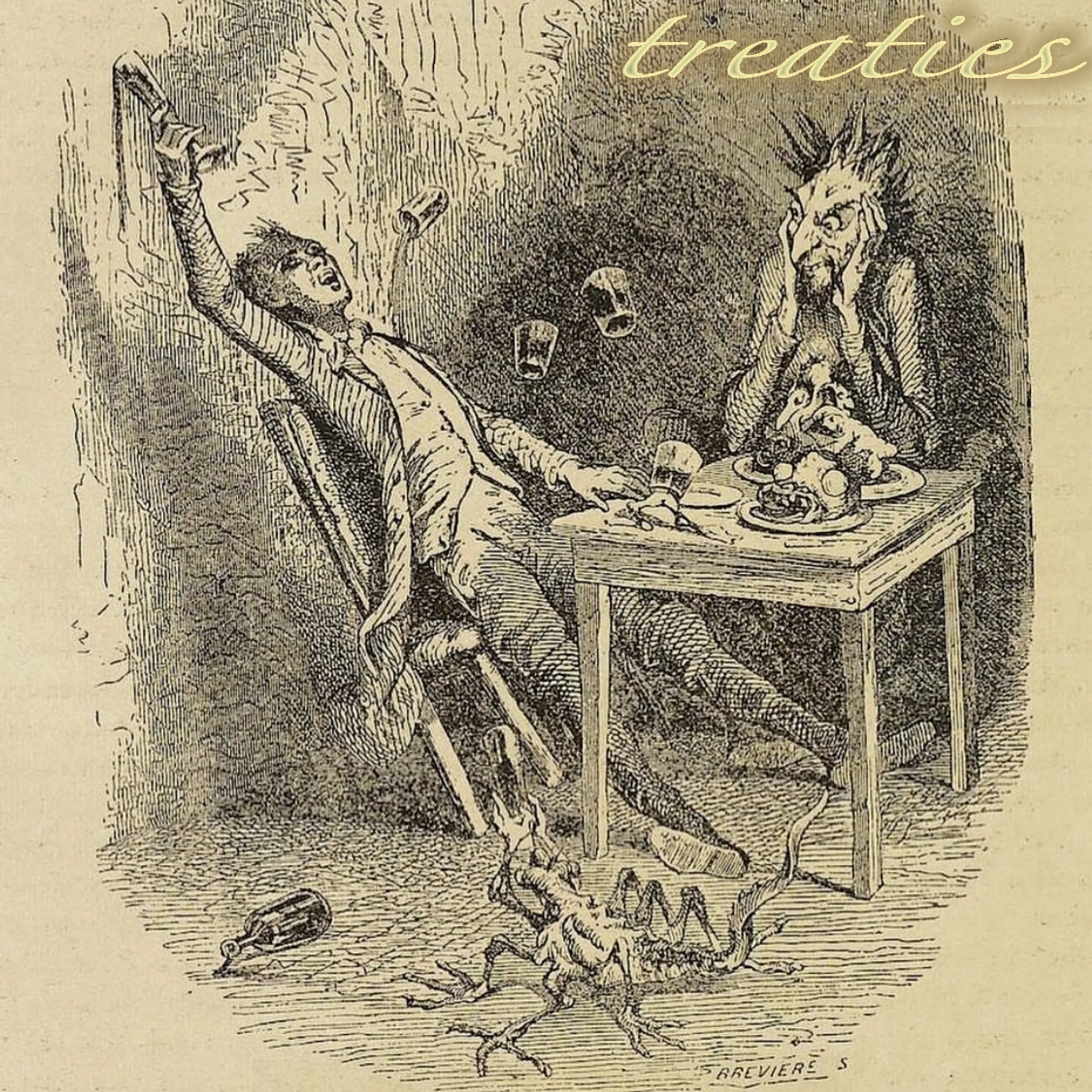 Official album cover art for the release Treaties by Treaties