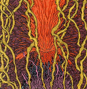 Official album cover art for the release Harmonic Tremors by Zozobra