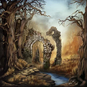 Official album cover art for the release Ancient Stone & Mystic Woods by Alder