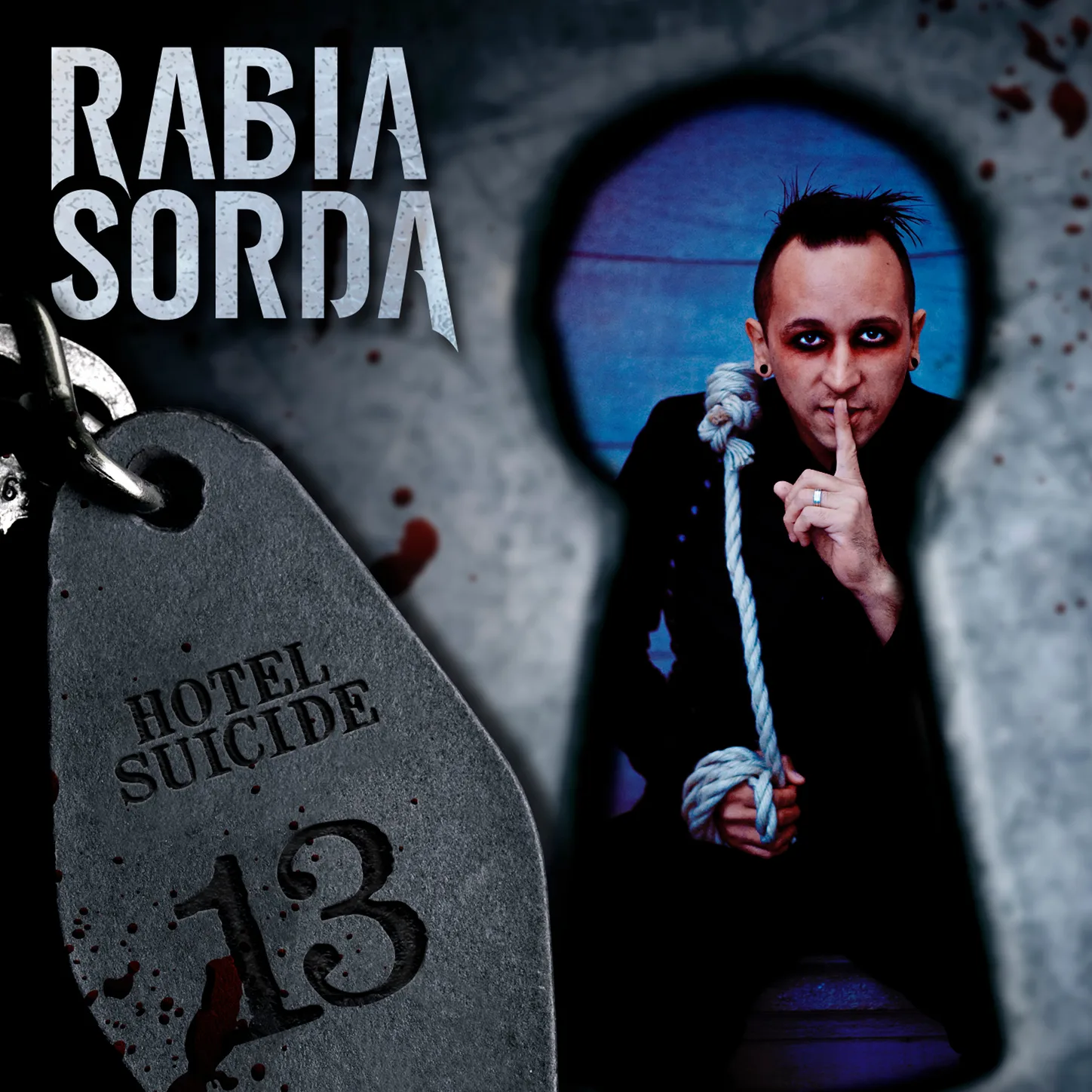 Official album cover art for the release Hotel Suicide by Rabia Sorda