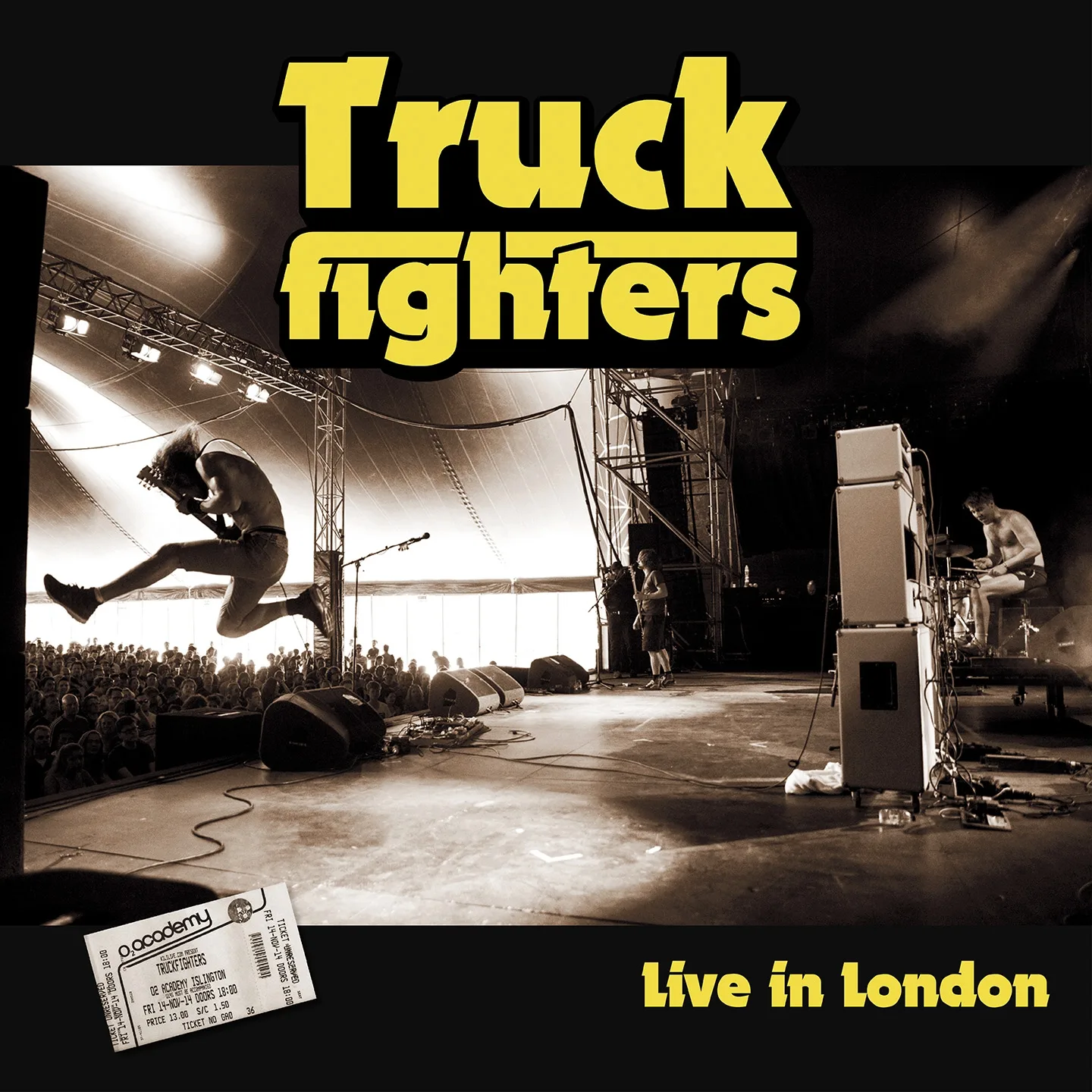 Official album cover art for the release Live in London by Truckfighters