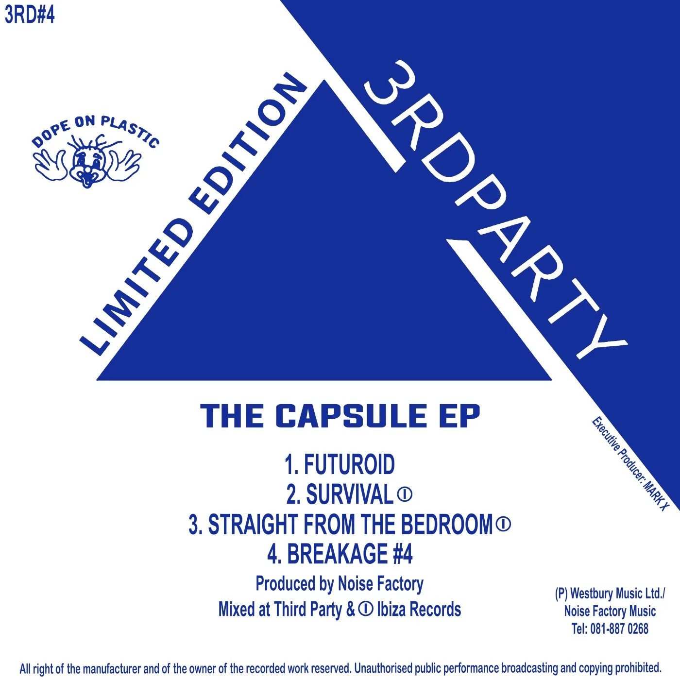 Official album cover art for the release The Capsule by Noise Factory
