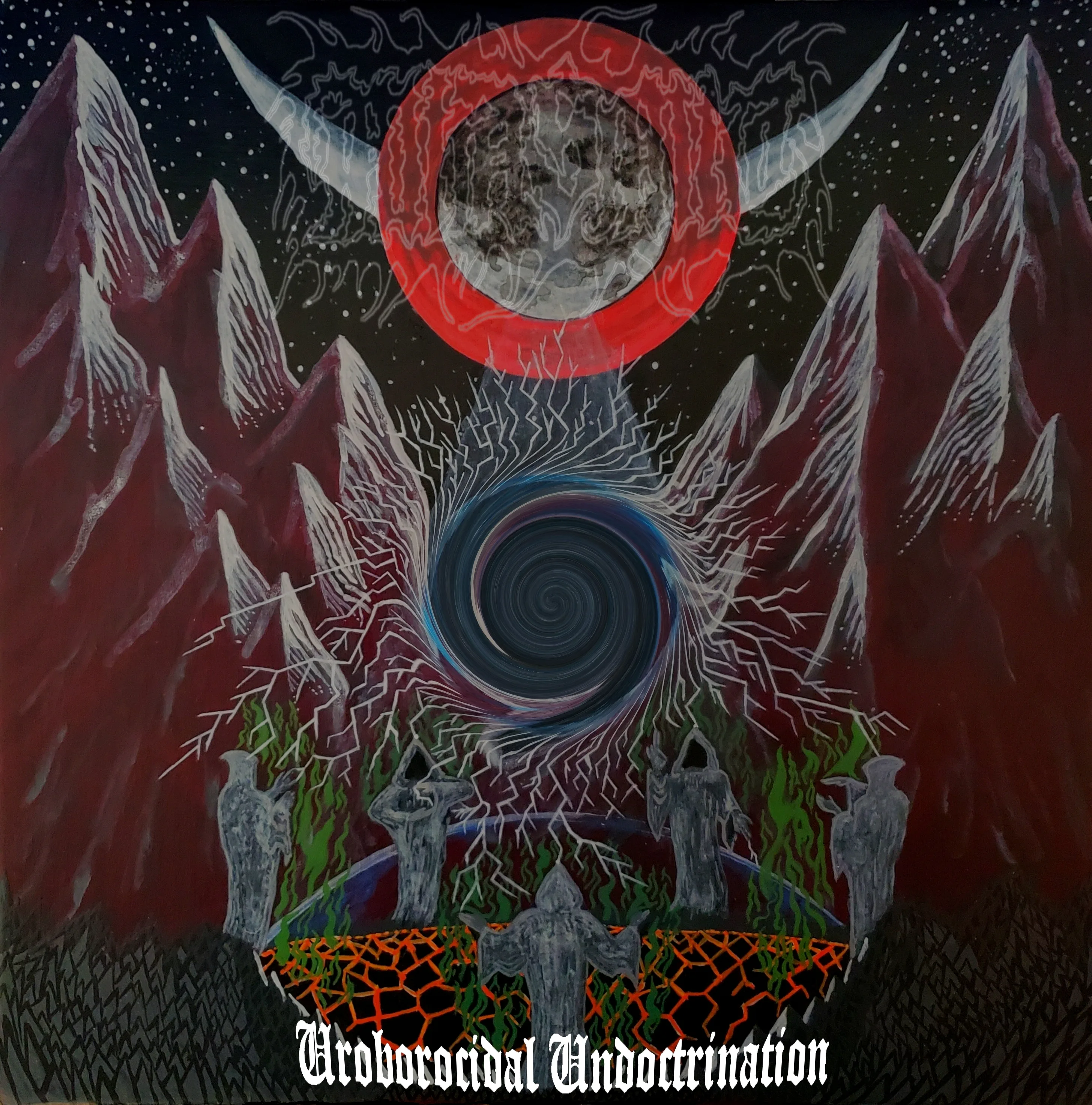 Official album cover art for the release Uroborocidal Undoctrination by Miasmic