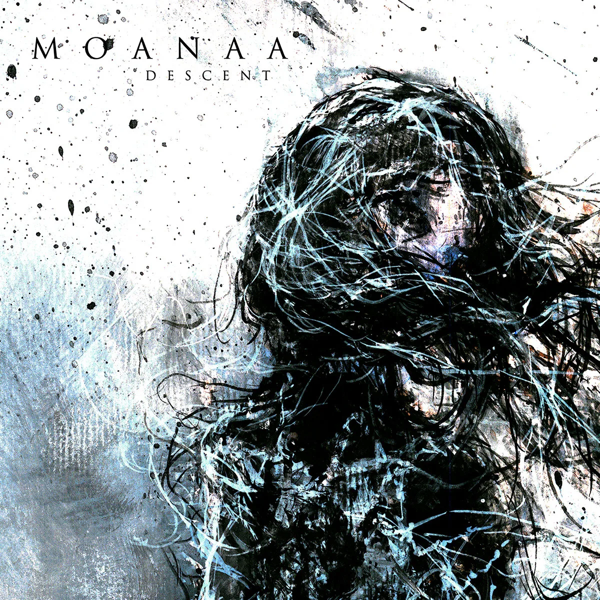 Official album cover art for the release Descent by Moanaa