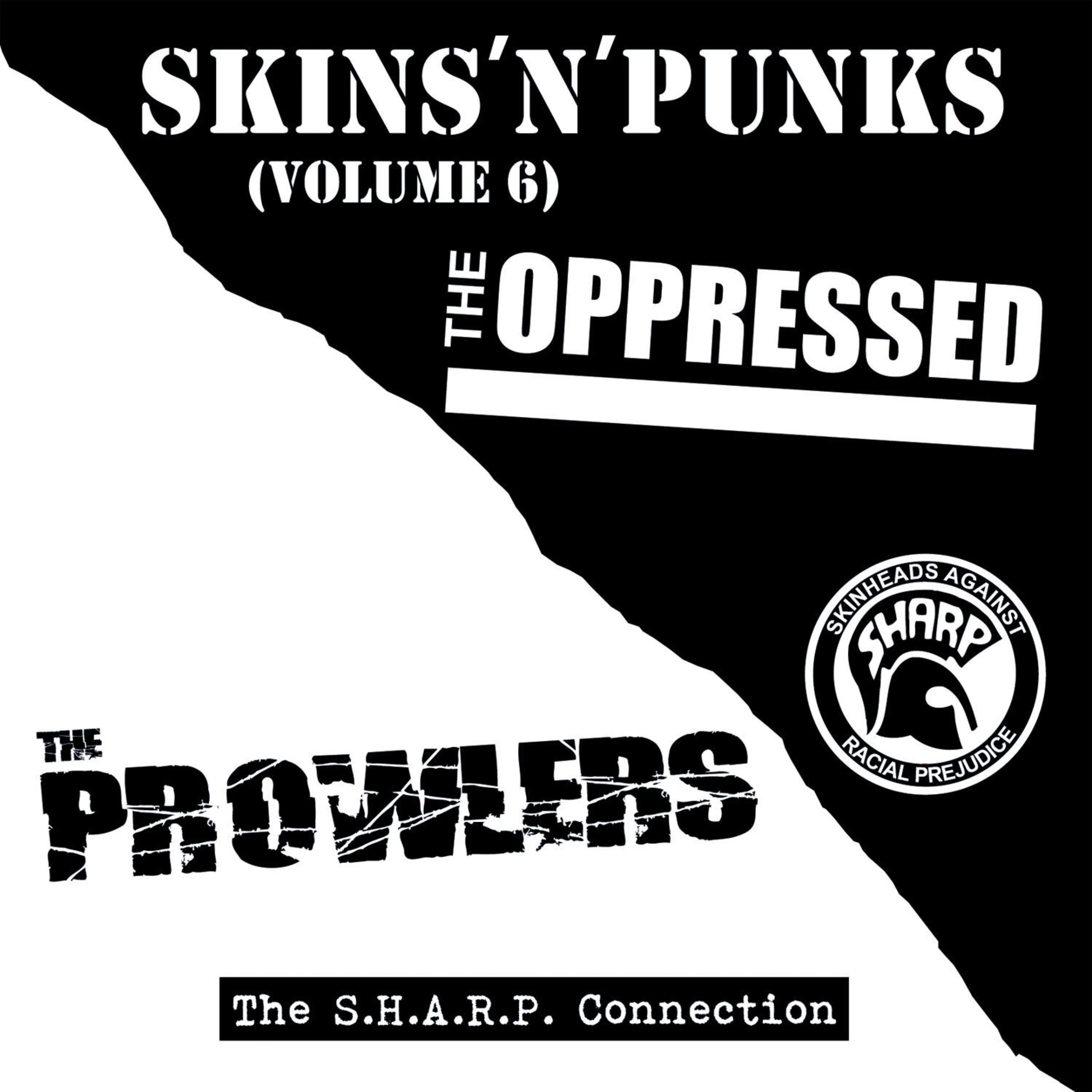 Official album cover art for the release Skins ’n’ Punks, Vol. 6 by The Prowlers