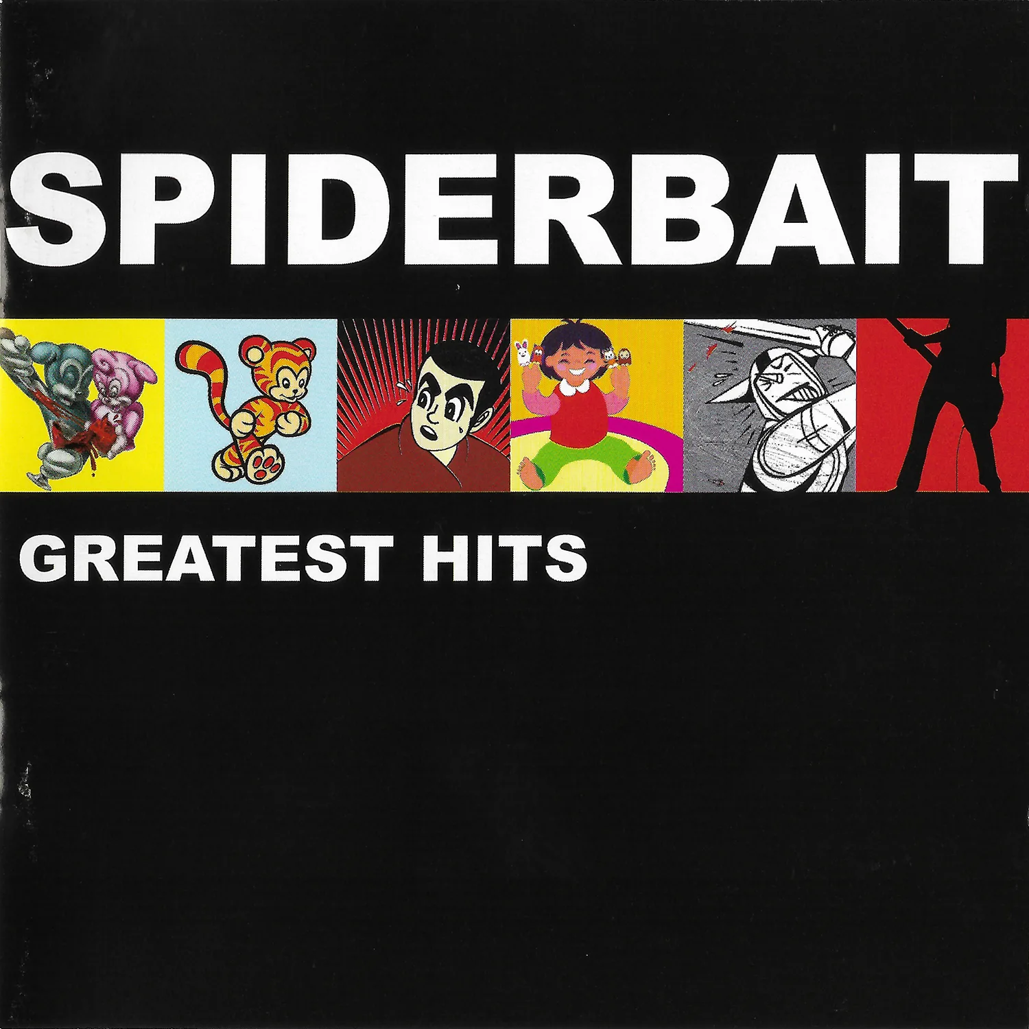 Official album cover art for the release Greatest Hits by Spiderbait