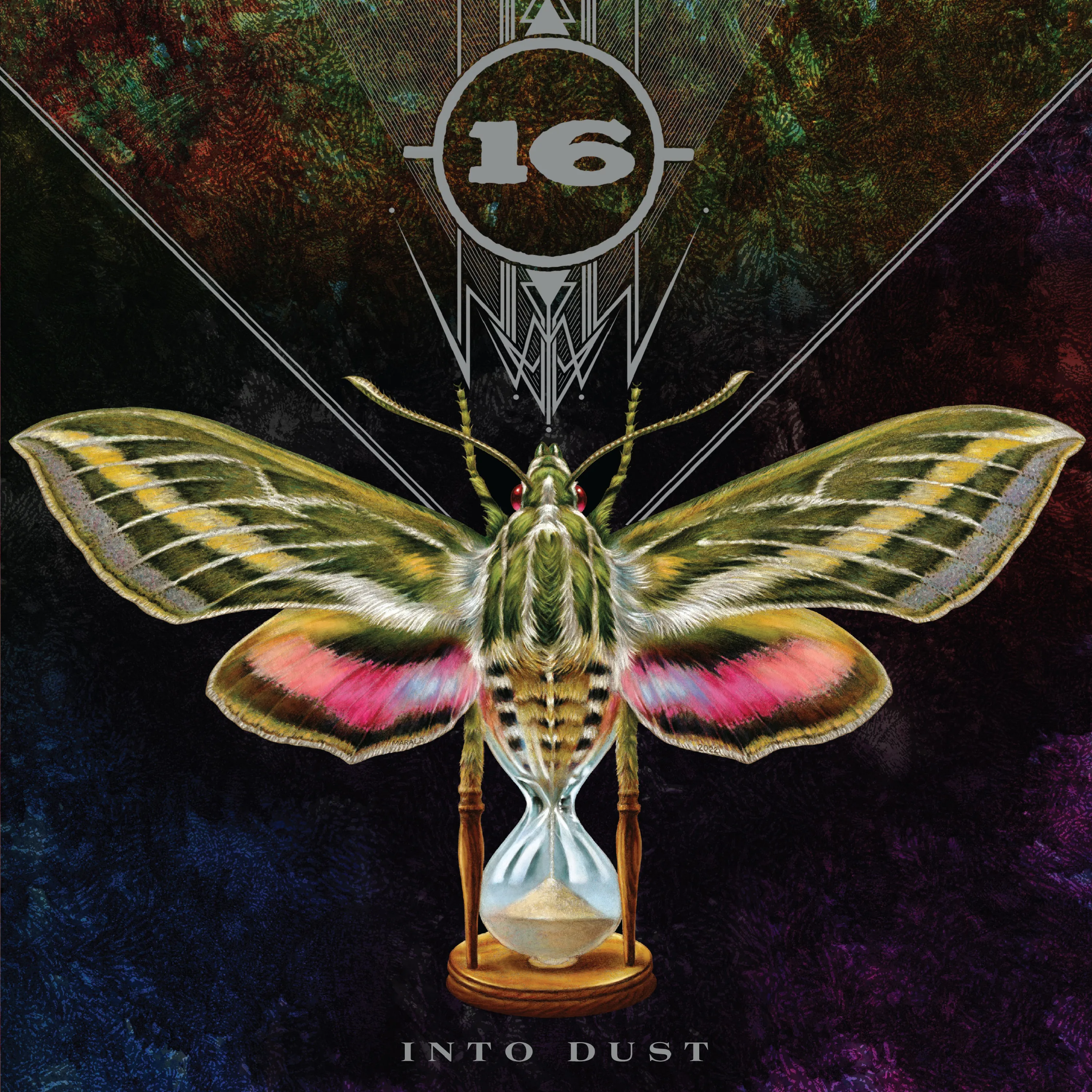 Official album cover art for the release Into Dust by 16