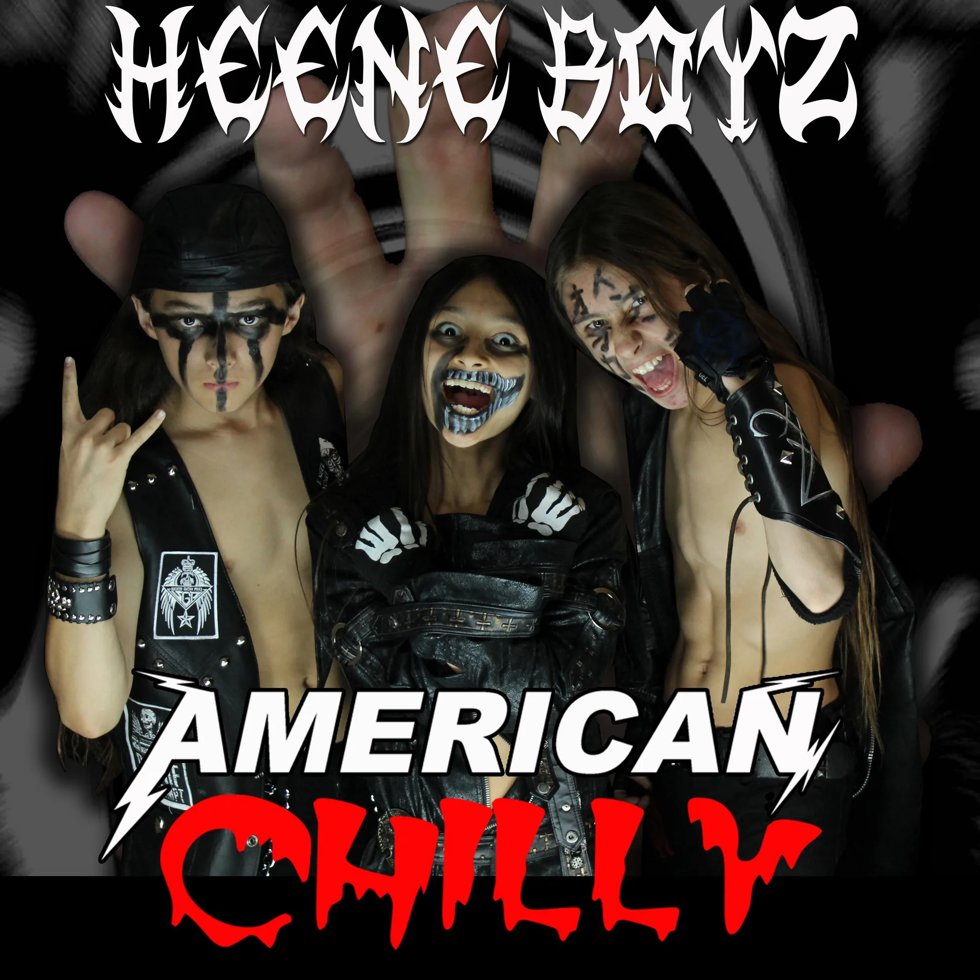 Official album cover art for the release American Chilly by The Heene Boyz