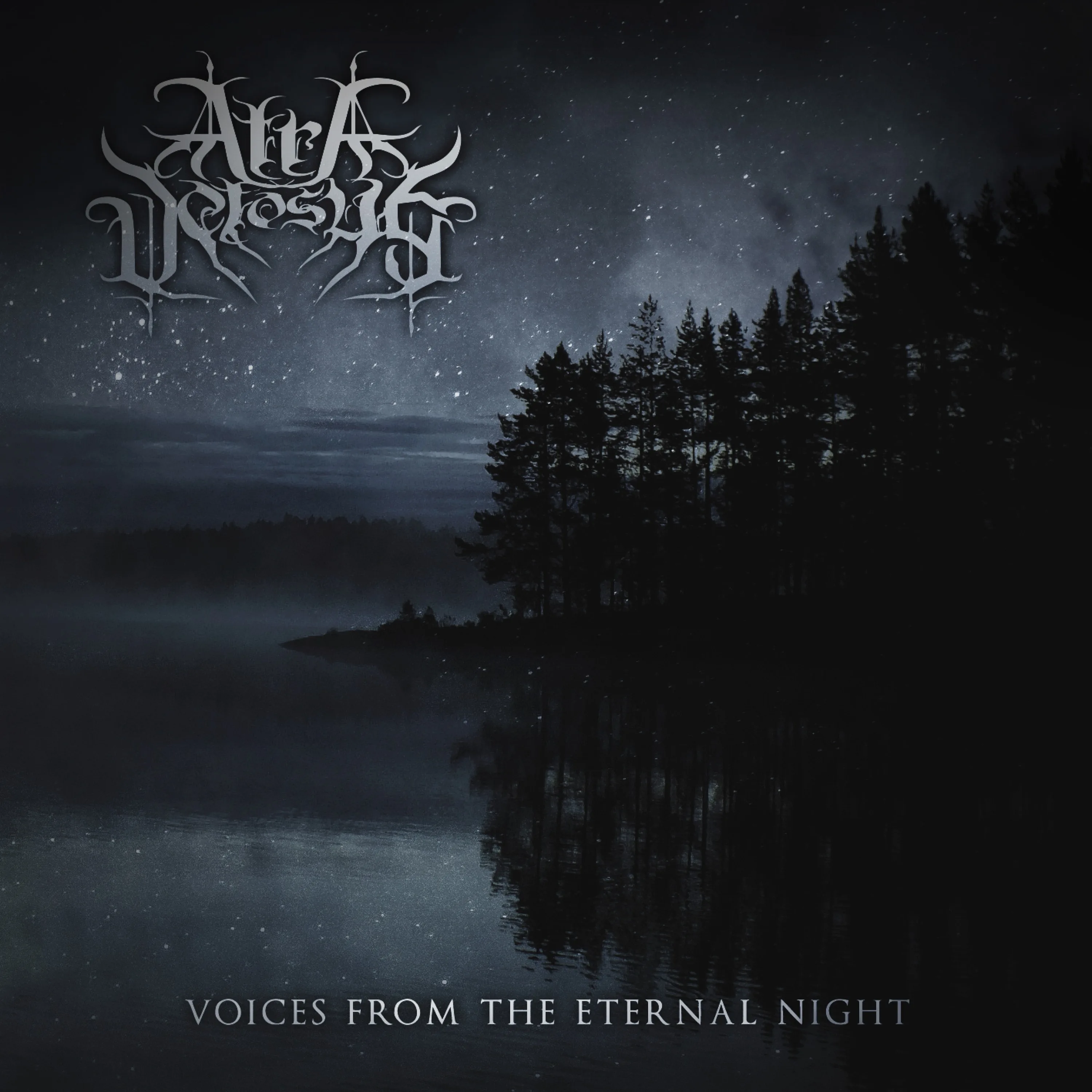Official album cover art for the release Voices from the Eternal Night by Atra Vetosus