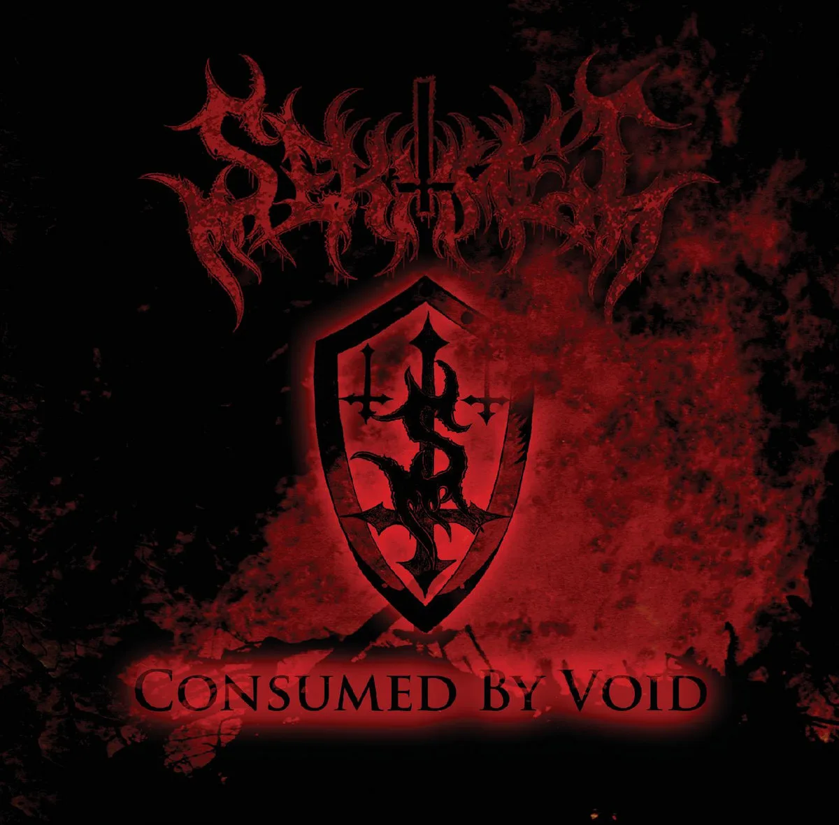 Official album cover art for the release Consumed by Void by Sekhmet