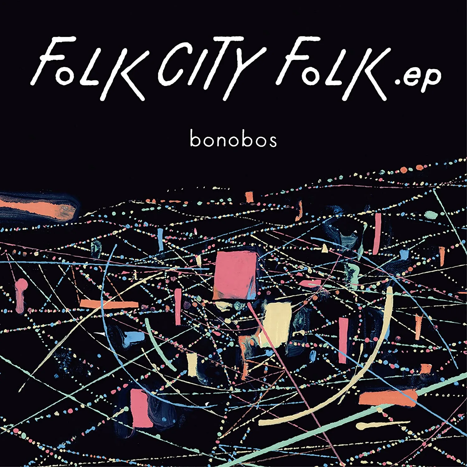 Official album cover artwork for FOLK CITY FOLK .ep by bonobos