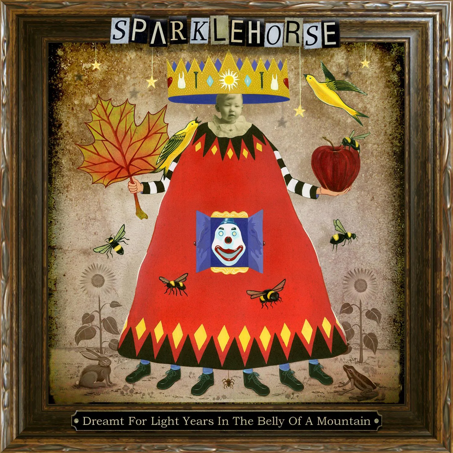 Official album cover art for the release Dreamt for Light Years in the Belly of a Mountain by Sparklehorse