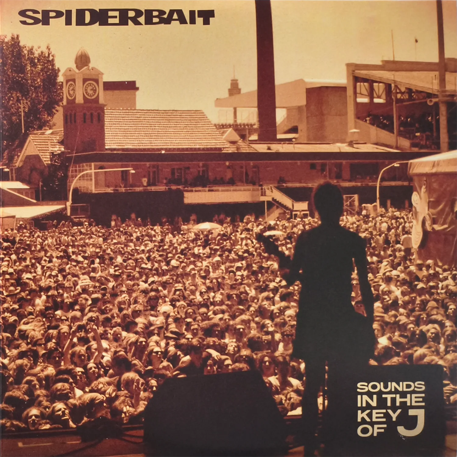 Official album cover art for the release Sounds in the Key of J by Spiderbait