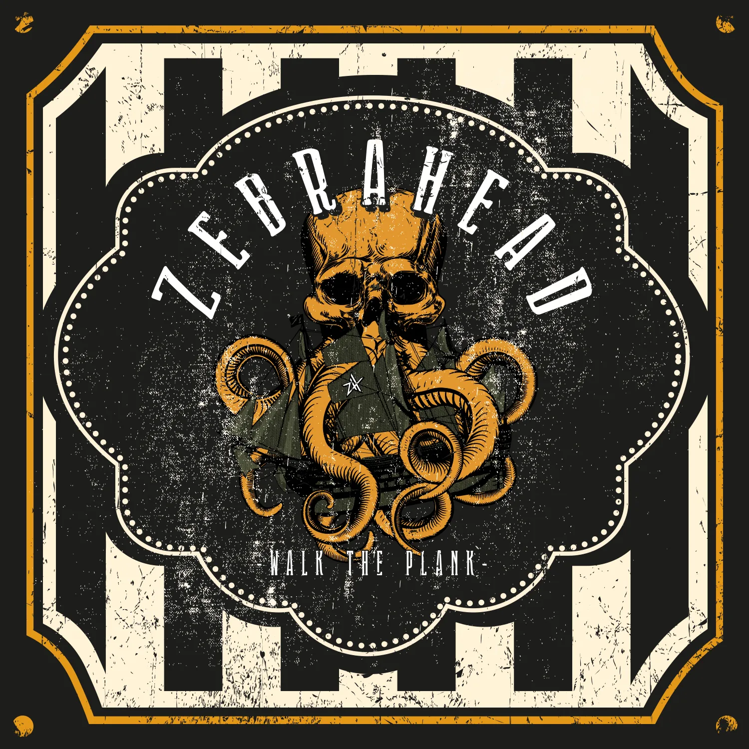 Official album cover art for the release Walk the Plank by Zebrahead
