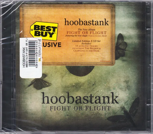 Official album cover art for the release Fight or Flight by Hoobastank