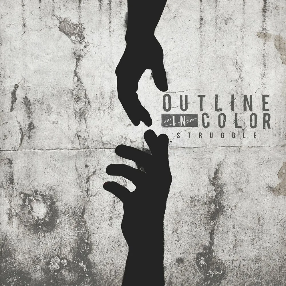 Official album cover art for the release Struggle by Outline in Color