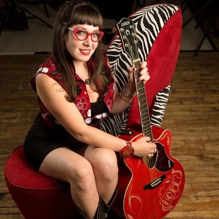 Official promotional archive photo of Lara Hope and The Ark-Tones