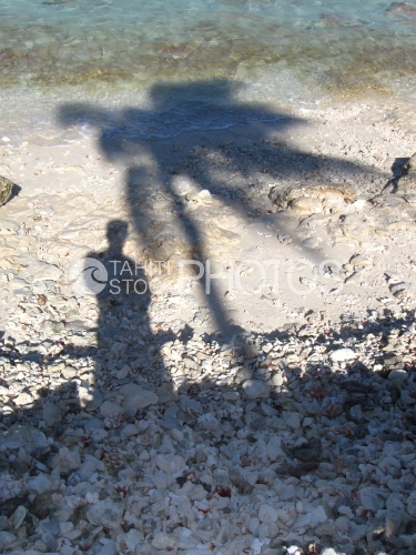 Shadow on the beach, Ombre et plage