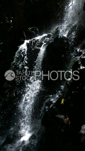 Waterfall of Vaipahi garden