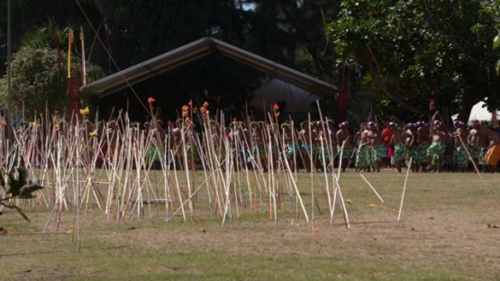 Heiva Tahiti, Traditional sports of Polynesia, Javelin throwing contest