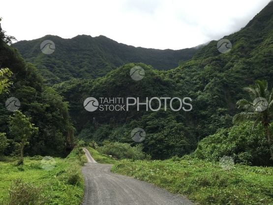 Tahiti, Landscape of the Papenoo valley
