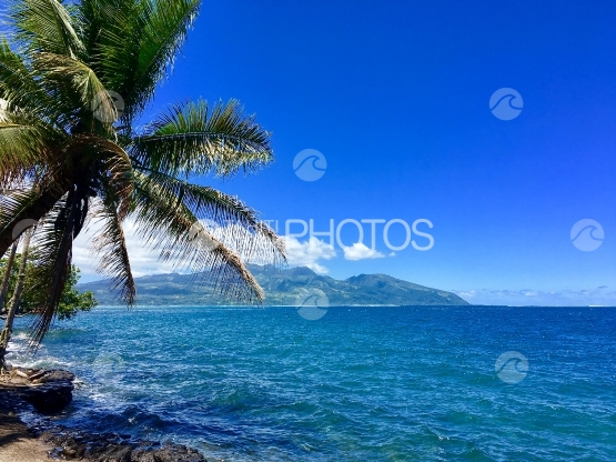 Beautiful view on Tahiti Iti