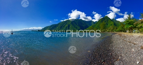 Tahiti, Coast line along Teahupoo