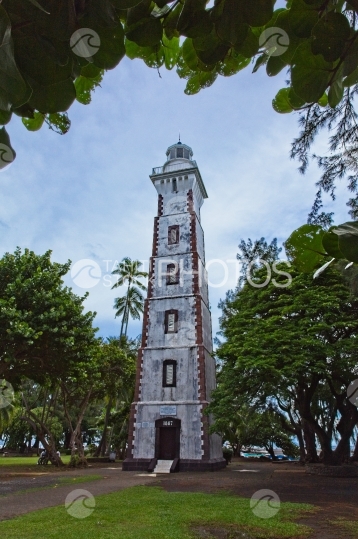 Tahiti, lighthouse of Pointe Venus