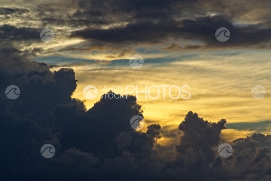 Stormy Sky and clouds of sunset