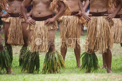 Dancer From Austral Islands, Jupes des Danseurs des Iles Australes