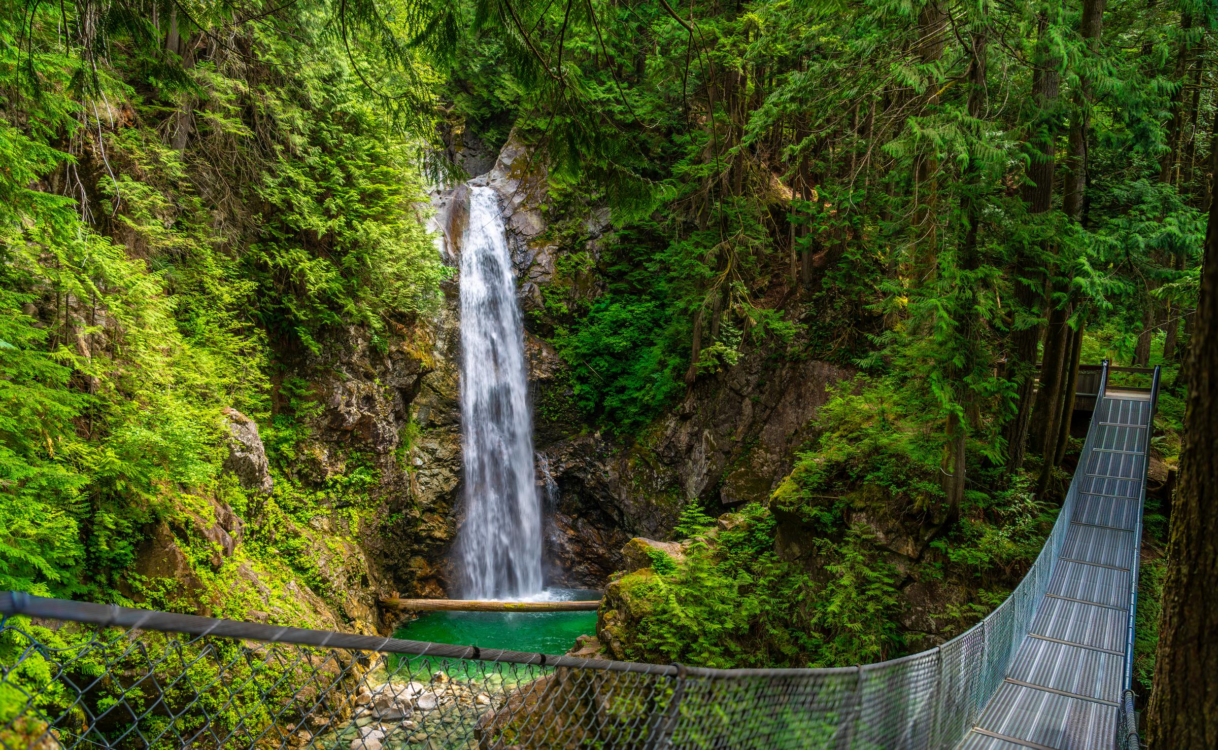 Cascade Falls Regional Park British Columbia Canada