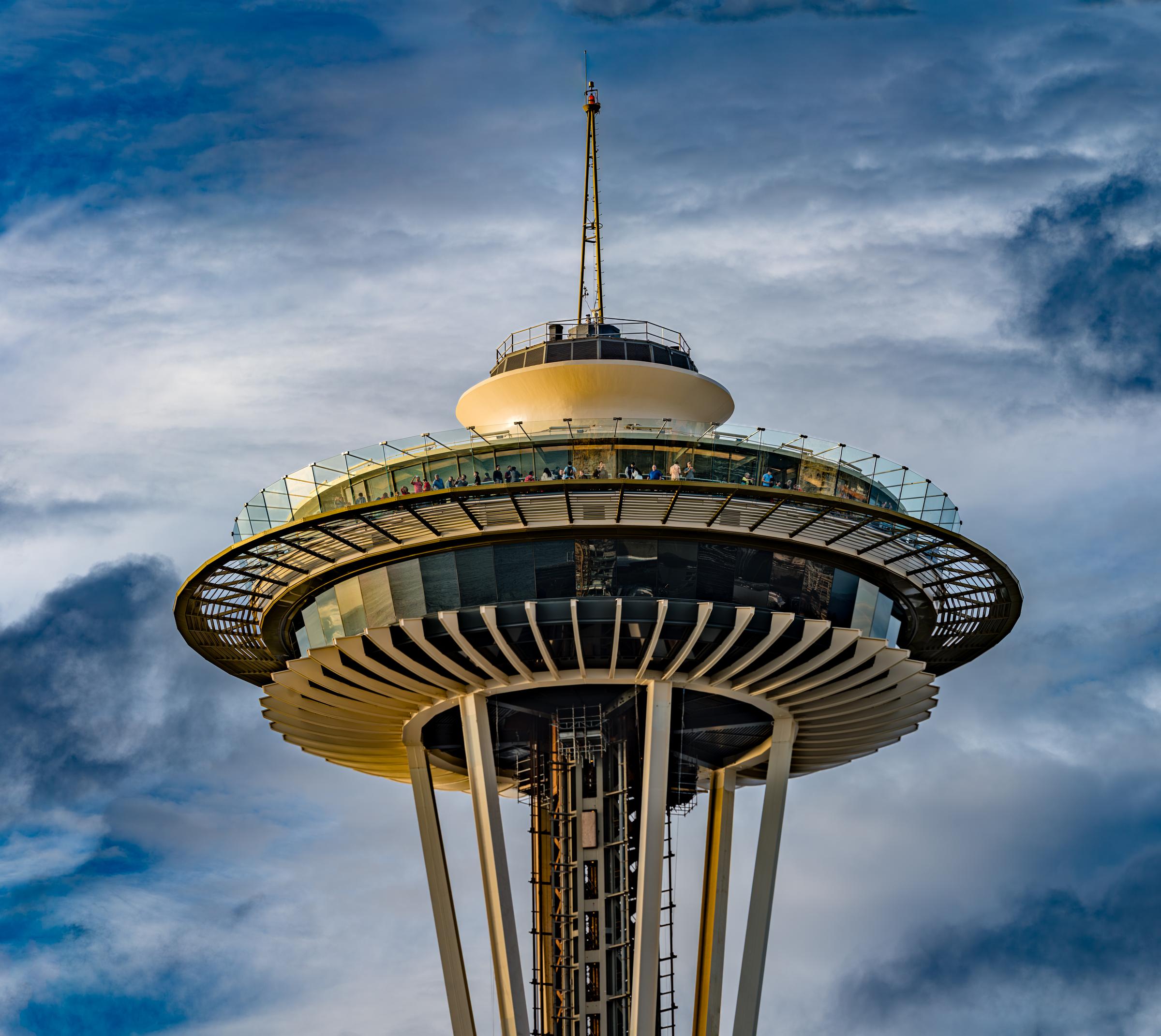 Up in the Sky Seattle Space Needle