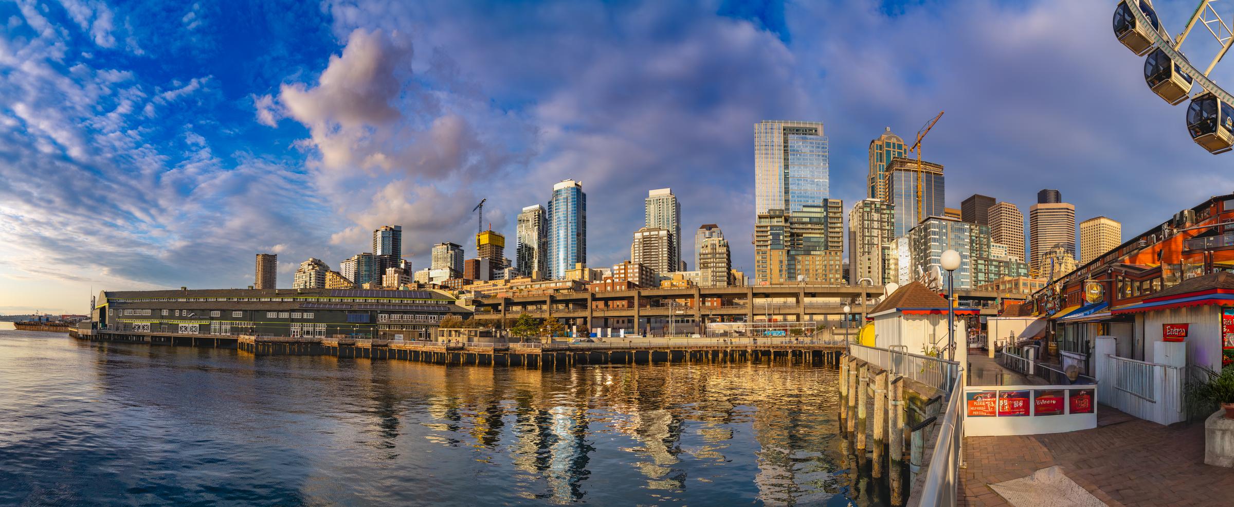 Seattle Waterfront Panorama 2019