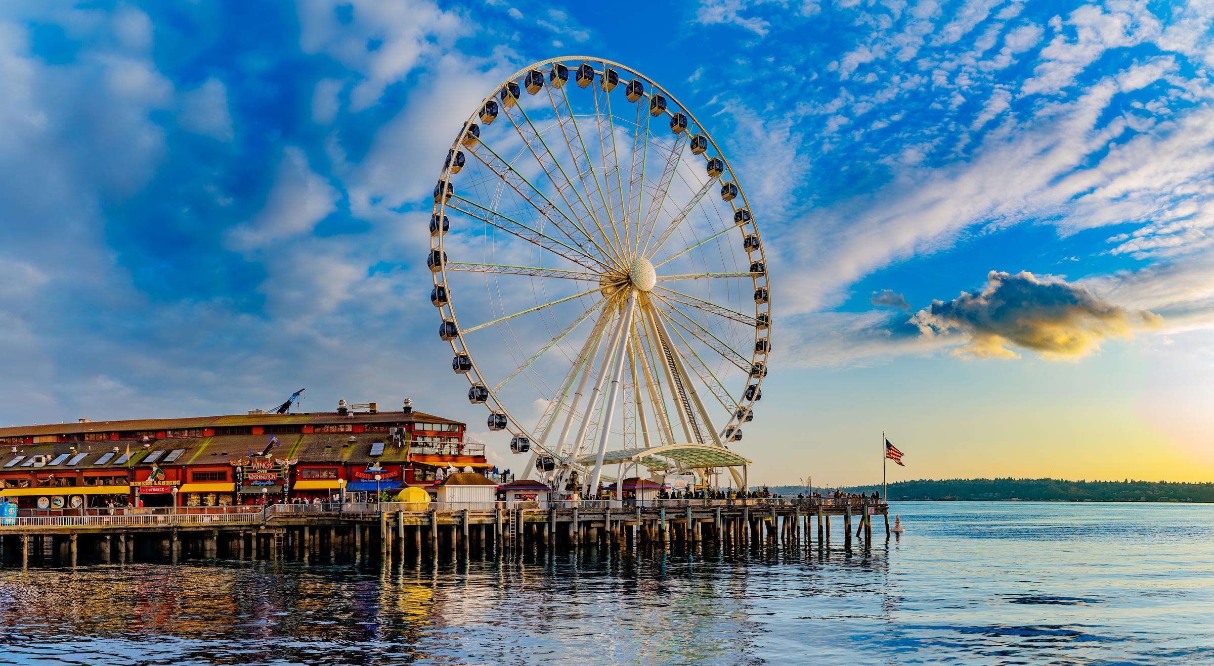 Seattle Great Wheel at Pier 57